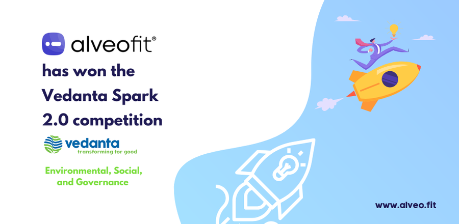 alveofit has won the Vedanta Spark 2.0 competition for the theme ‘Zero Harm’