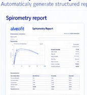 A spirometry report