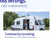 A community screening van